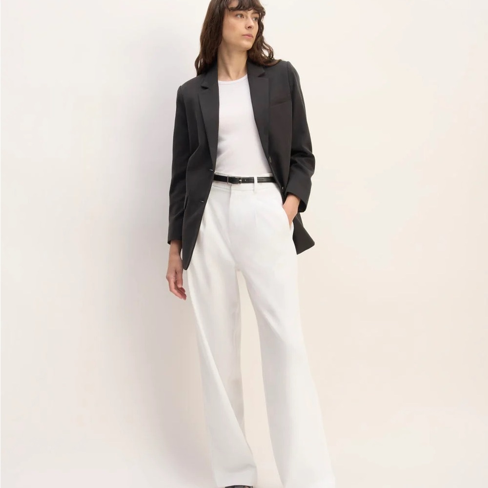 NWT Everlane Way High Pant — White, Size 8S
